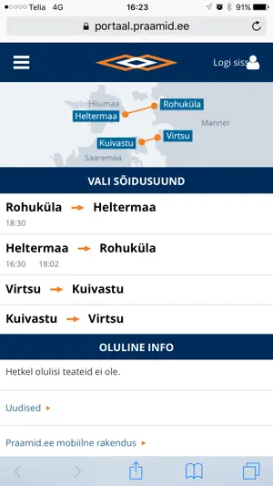 Praamid.ee screenshot 1