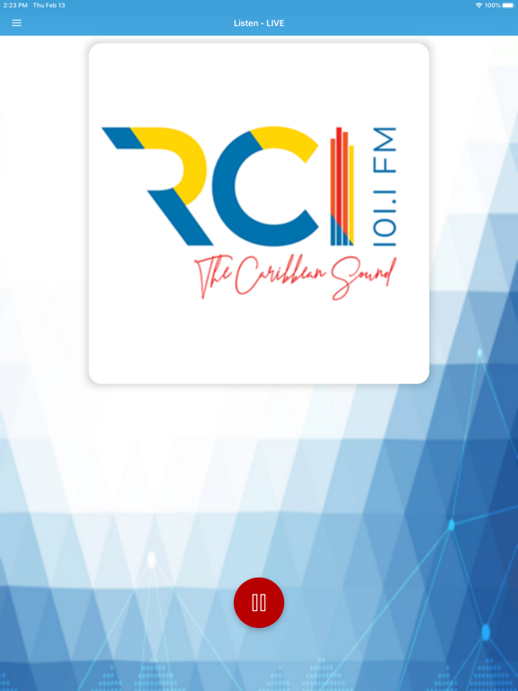 Radio Caribbean International iPad screenshot 1 - Music app