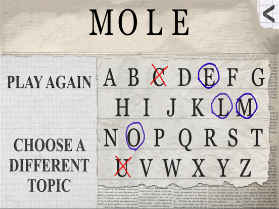 Hangman Classic - a word game iPad screenshot