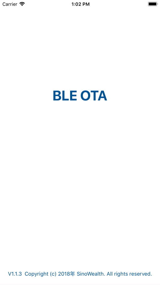 #1. BleUpdate (iOS) 由: SinoWealth Co. Ltd.