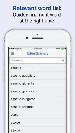 Italian Dictionary + screenshot 2