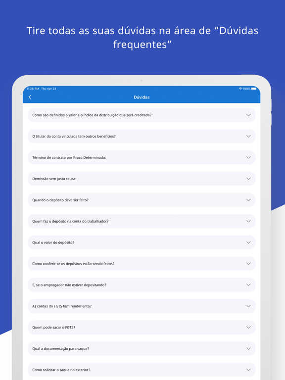 App Do Trabalhador iPad screenshot 6 - Finance app