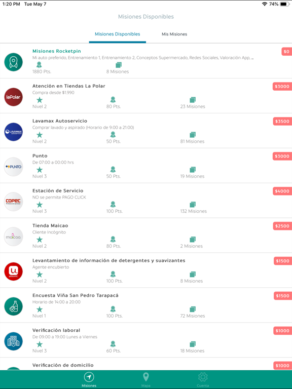 Rocketpin iPad screenshot 4 - Entertainment app