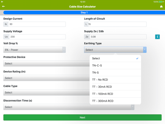 App screenshot