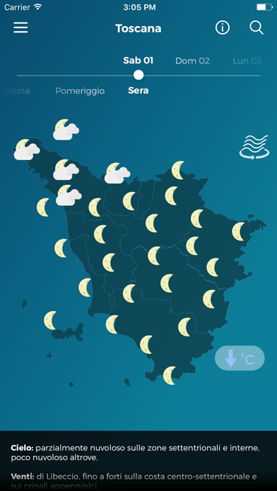 Screenshot #1 pour LaMMA Meteo