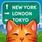 In this game you need to find all the hidden cats that are hidden on the streets of New York, London and Tokyo