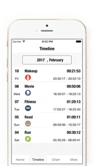 Hours Tracker-Hours Time Log iphone bilder 2