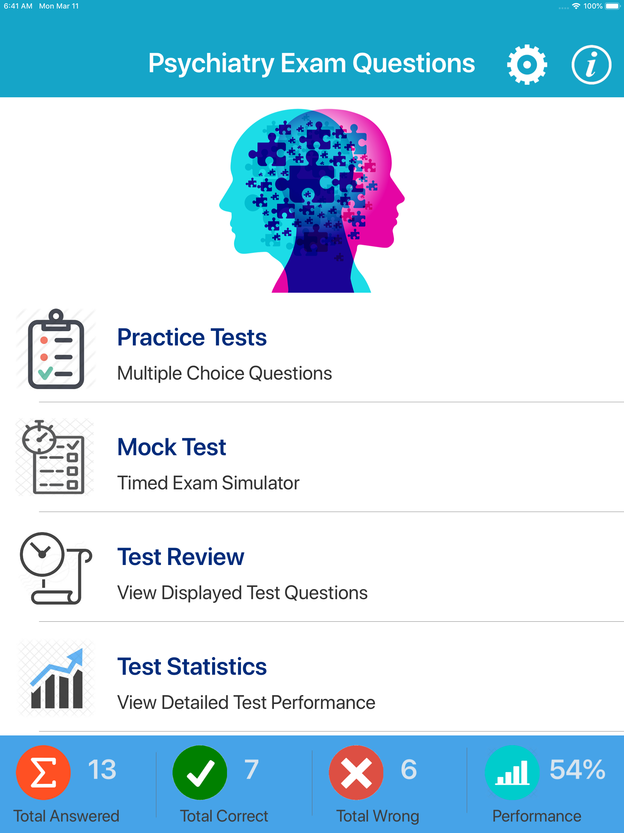 Psychiatry Exam Preparation screenshot 10