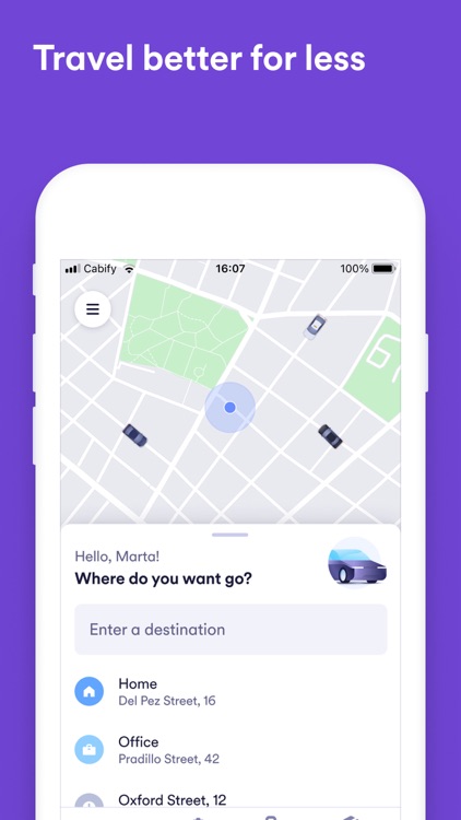 Easy Taxi, a Cabify app