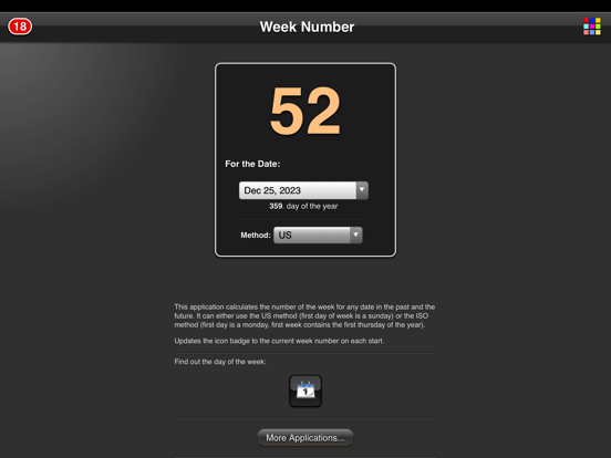 Screenshot #6 pour The Week Number