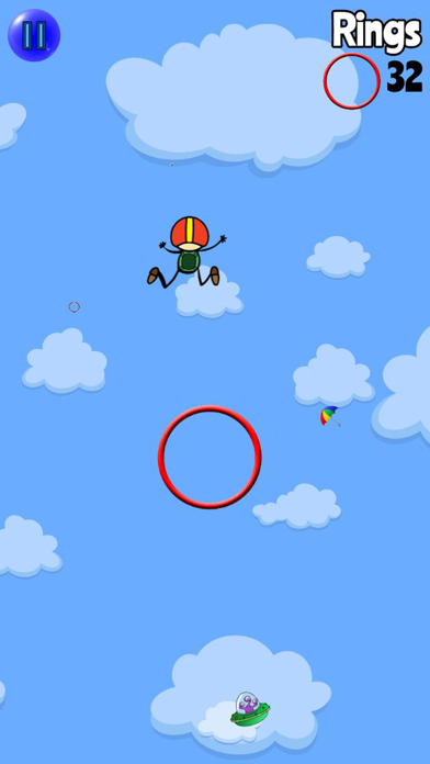 Parachute Pete (Ad Supported) Screenshot