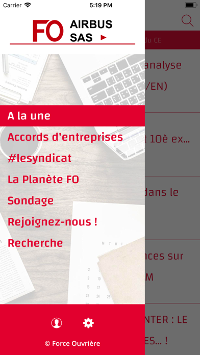 Screenshot #1 pour FO AIRBUS SAS