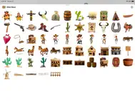 Wild West Stickers - Cowboys ipad bilder 0