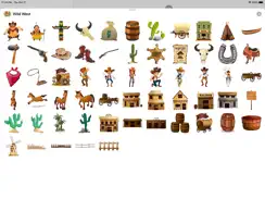 Wild West Stickers - Cowboys iPad image 1