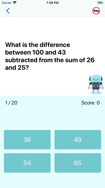 Second Grade Math Quiz screenshot-5
