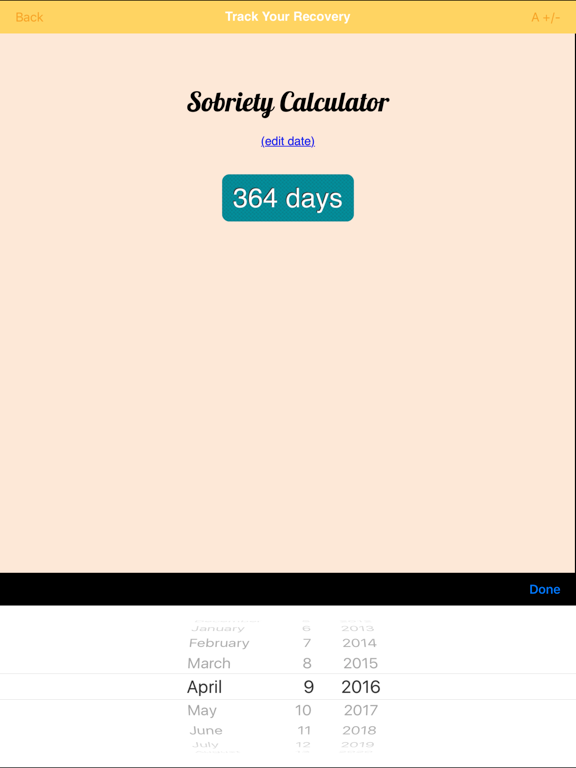 AA Big Book and More iPad screenshot 3 - Lifestyle app