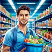 Supermercado Juego de tienda d