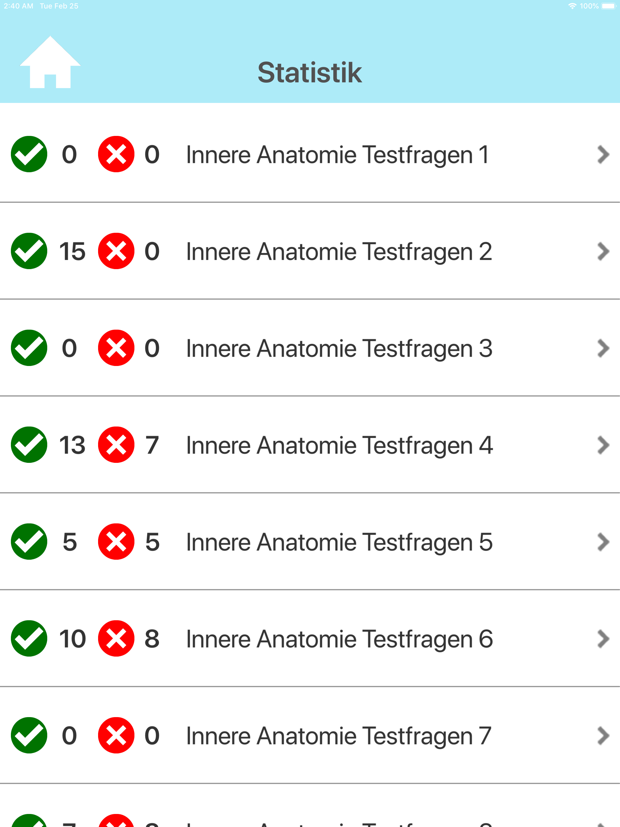 Innere Anatomie Testfragen screenshot 12