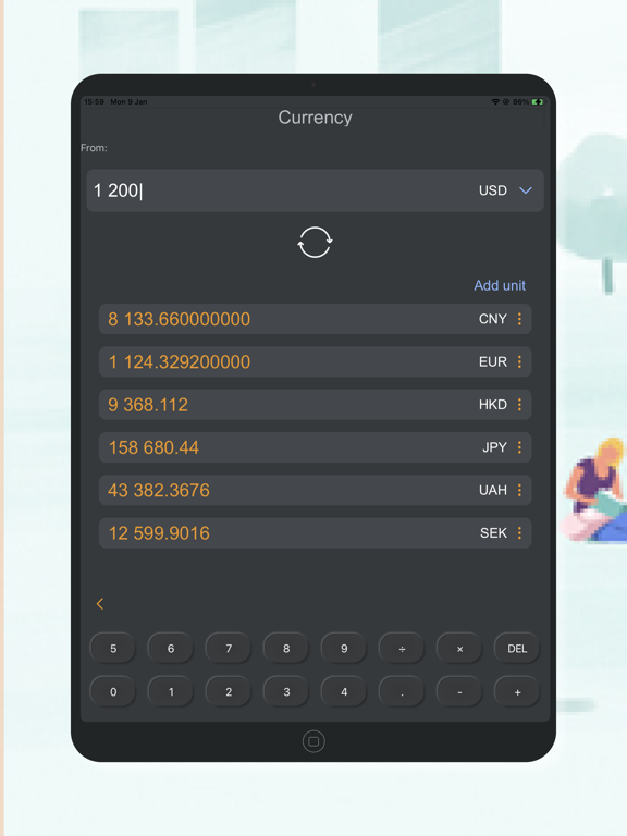 Scientific Calculator fx-991 iPad screenshot 4 - Education app
