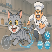 Cat Prankster Chef Escape Game