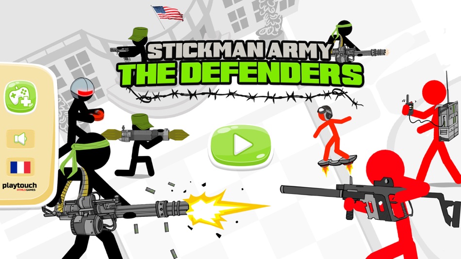#5. Stickman Army : The Defenders (iOS) Podle: PLAYTOUCH