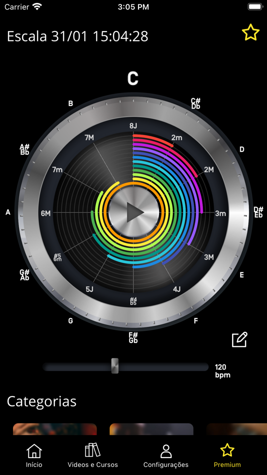 #7. ScaleClock (iOS) 由: Baile 55 Music LTDA