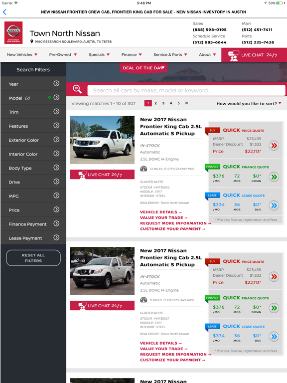 Group 1 Hyundai North Austin iPad screenshot 4 - Shopping app