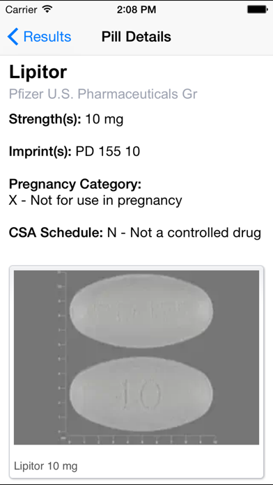 Pill Identifier by Drugs.com Screenshot