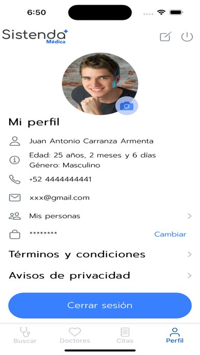 Sistenda Médica Screenshot