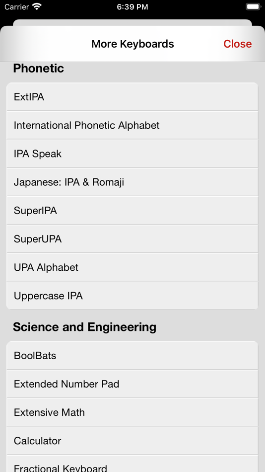 #9. Unicode Pad Pro with keyboards (iOS) Podle: Ziga Kranjec