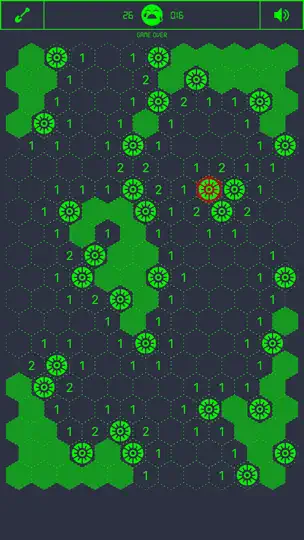 Screenshot von Hexmines: Minesweeper Puzzle auf dem iPhone 4