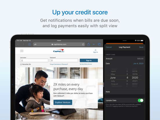 Chronicle - Bill Organizer iPad app afbeelding 4