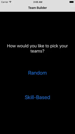 Team Builder screenshot 1