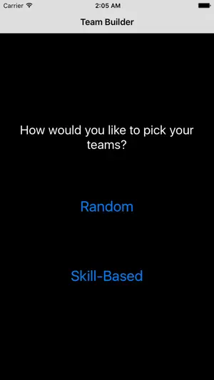 Team Builder screenshot 1