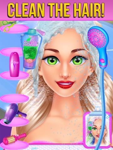 Hair Salon Makeover Games iPad screenshot