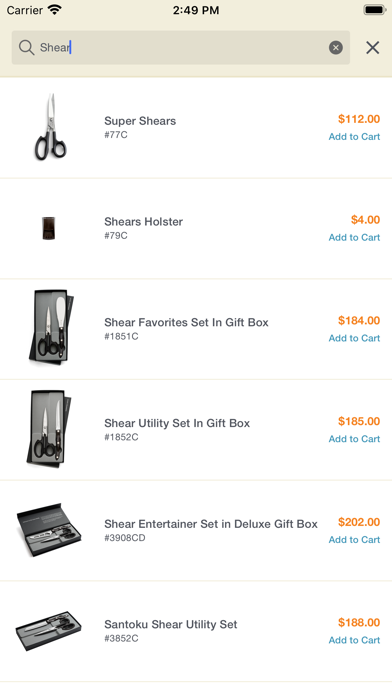 Cutco Orders Screenshot 6 of 10