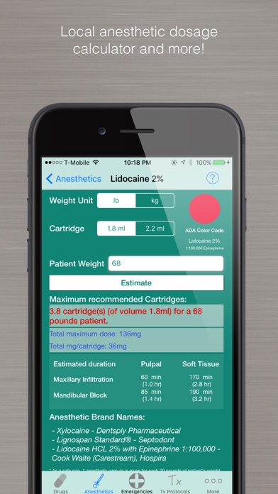 Dental Drugs Screenshot