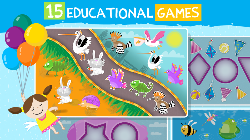 #1. Baby Games: Ad-Free Learning (iOS) Podle: Kids Academy Co apps: Preschool & Kindergarten Learning Kids Games, Educational Books, Free Songs