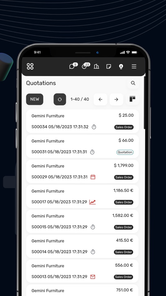 #8. Spiffy: Odoo Mobile App (iOS) 由: BIZOPLE SOLUTIONS PRIVATE LIMITED