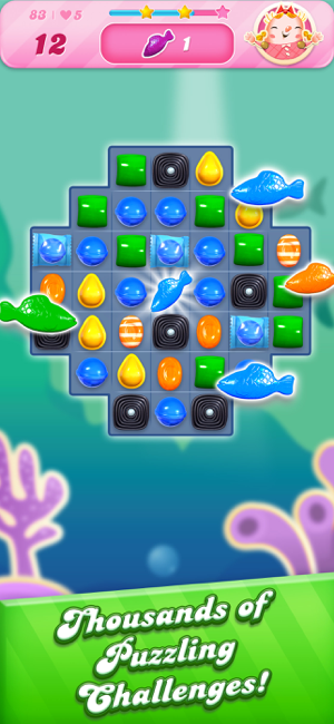 ‎Candy Crush Saga תמונות מסך