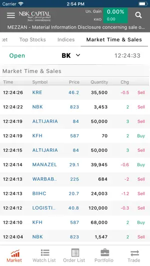 NBK Brokerage - Sharia screenshot 3