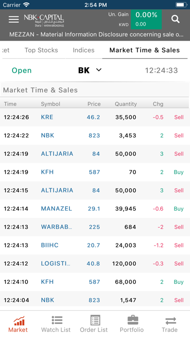 NBK Brokerage - Sharia Screenshot