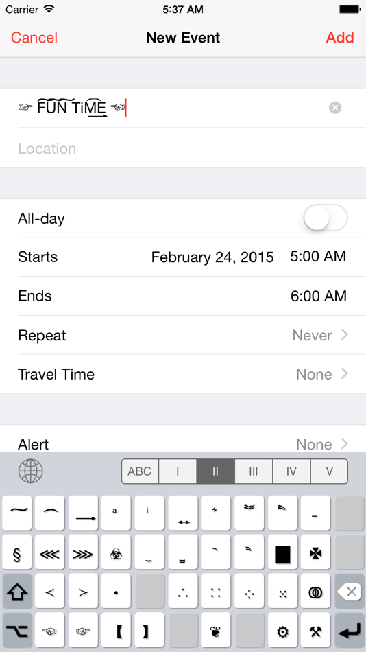 #8. Unicode Pad Pro with keyboards (iOS) Podle: Ziga Kranjec