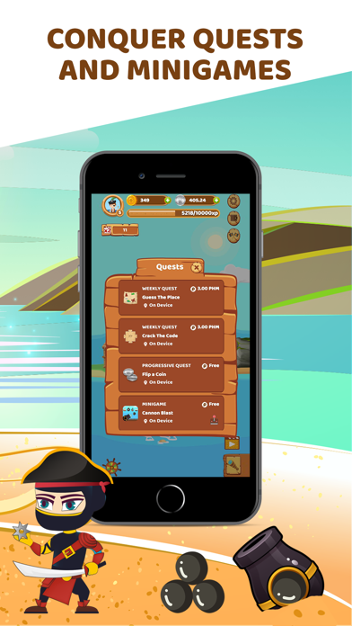 Crypto Treasures Web3 Clicker iPhone screenshot