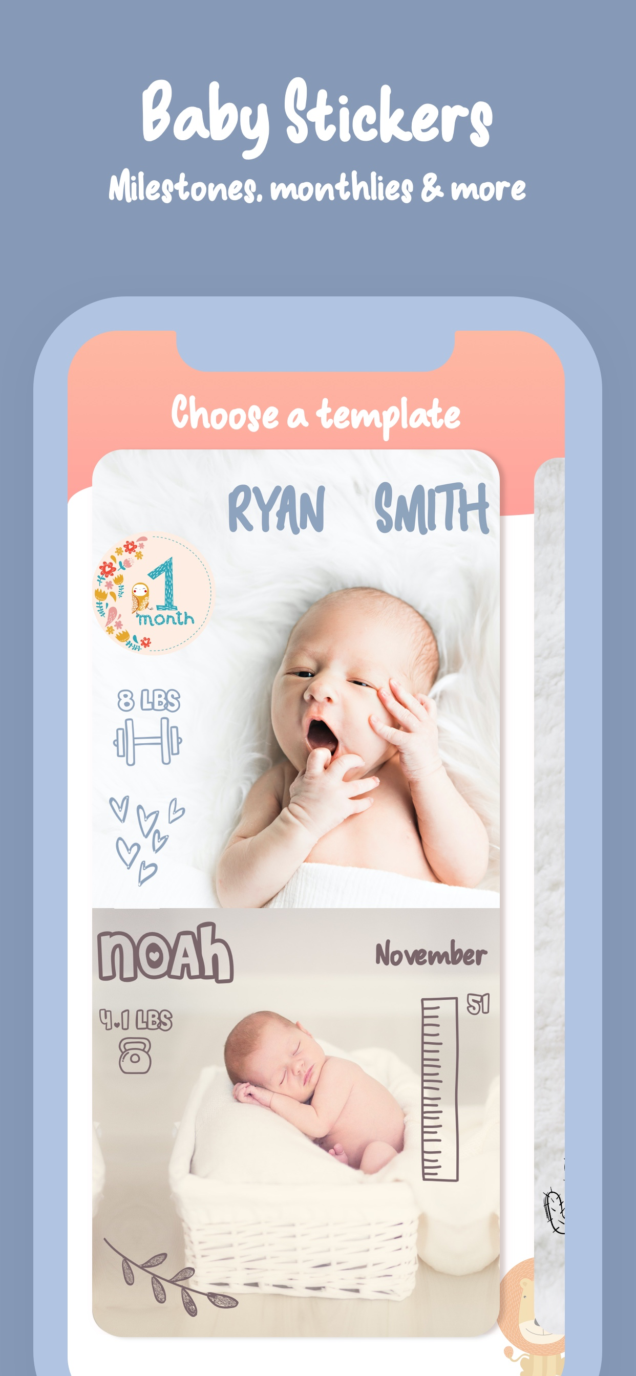 Bino: Baby Photo Editor App screenshot 4