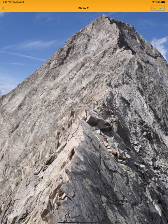 14ers.com iPad screenshot 5 - Travel app