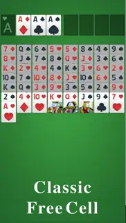 free-cell solitaire iphone screenshot 2