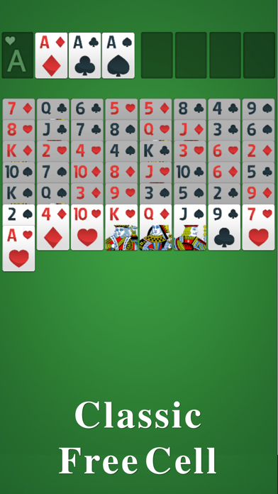 Free-Cell Solitaire Screenshot