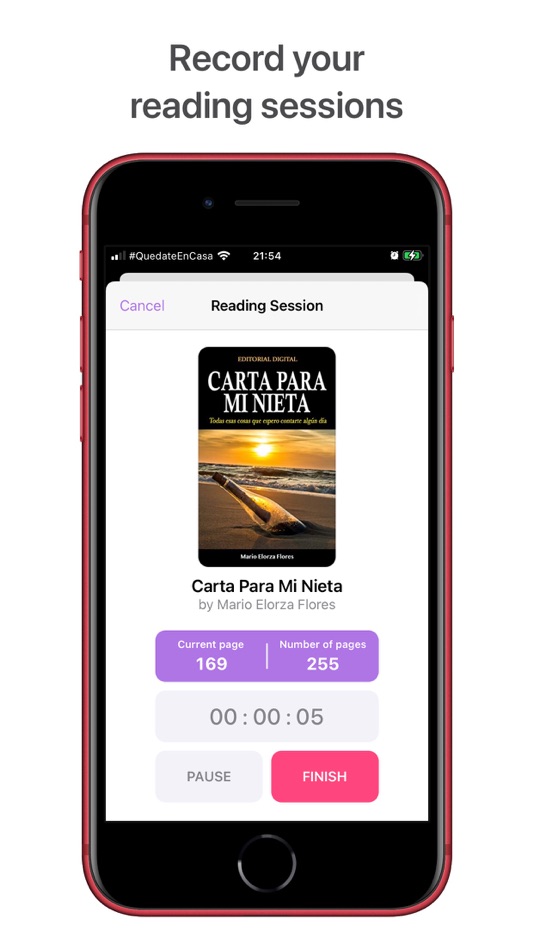 #2. Panui - Reading Tracker (iOS) By: Mario Elorza