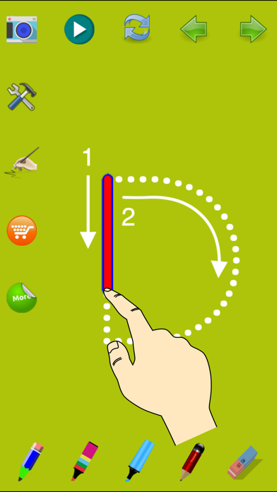 Trace Letters Wizard, Capital iPhone screenshot